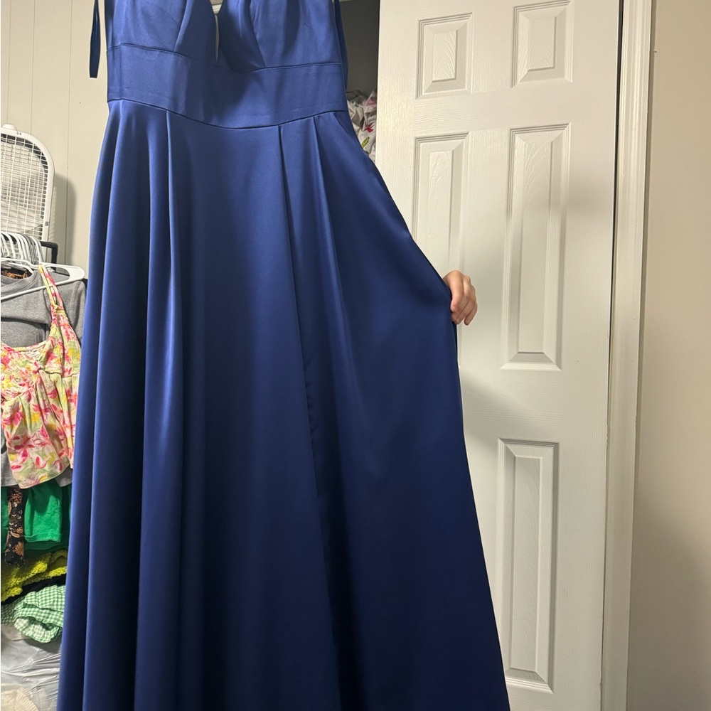 GLO Jeans Blue Prom Dress